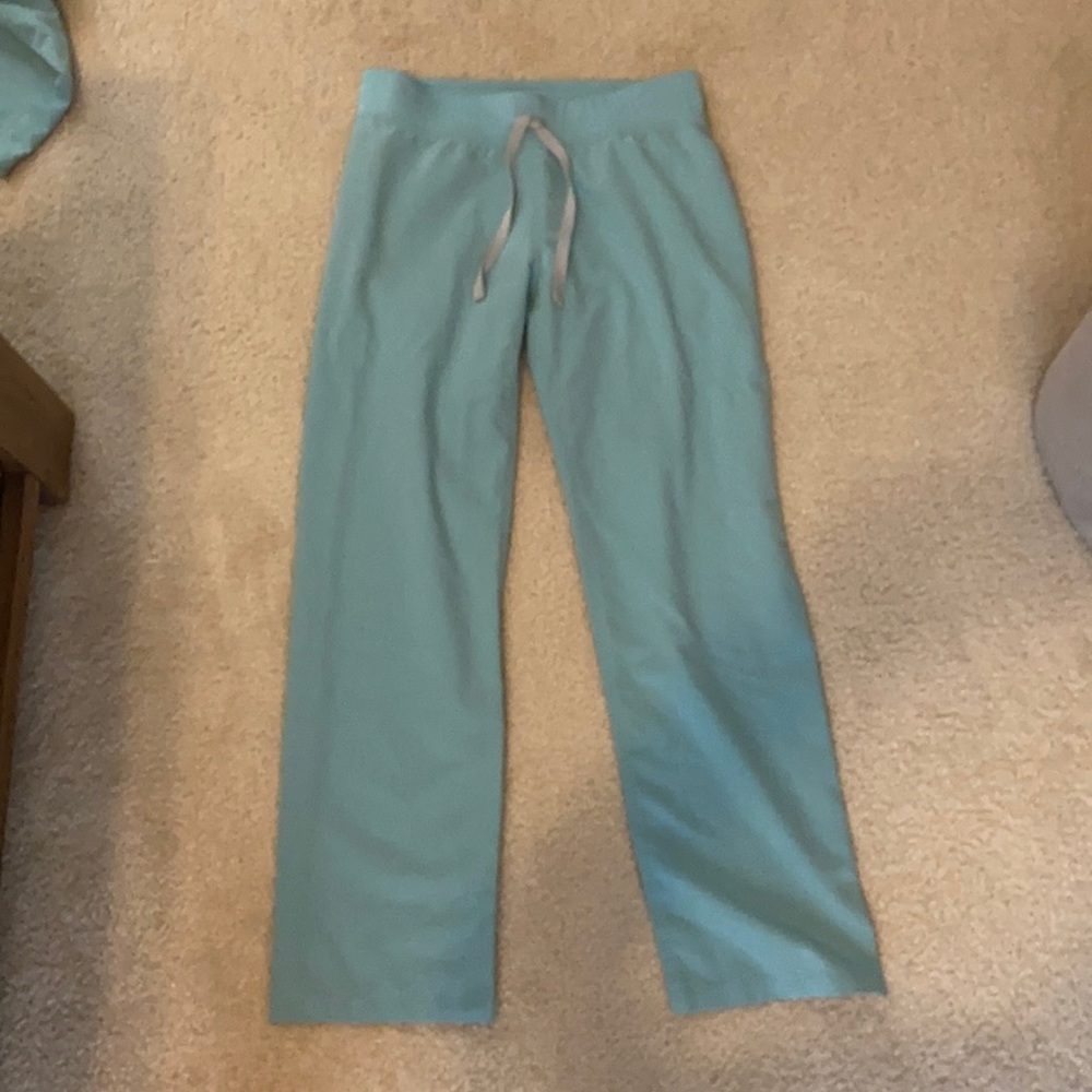 Figs seaglass Livingston scrub pants.